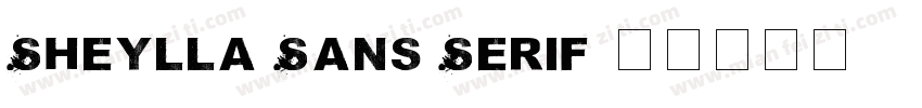 Sheylla Sans Serif字体转换